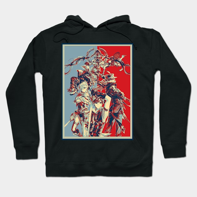 Legendary Heroes of Ys - Anime Fashionista Shirt Hoodie by WalkTogether